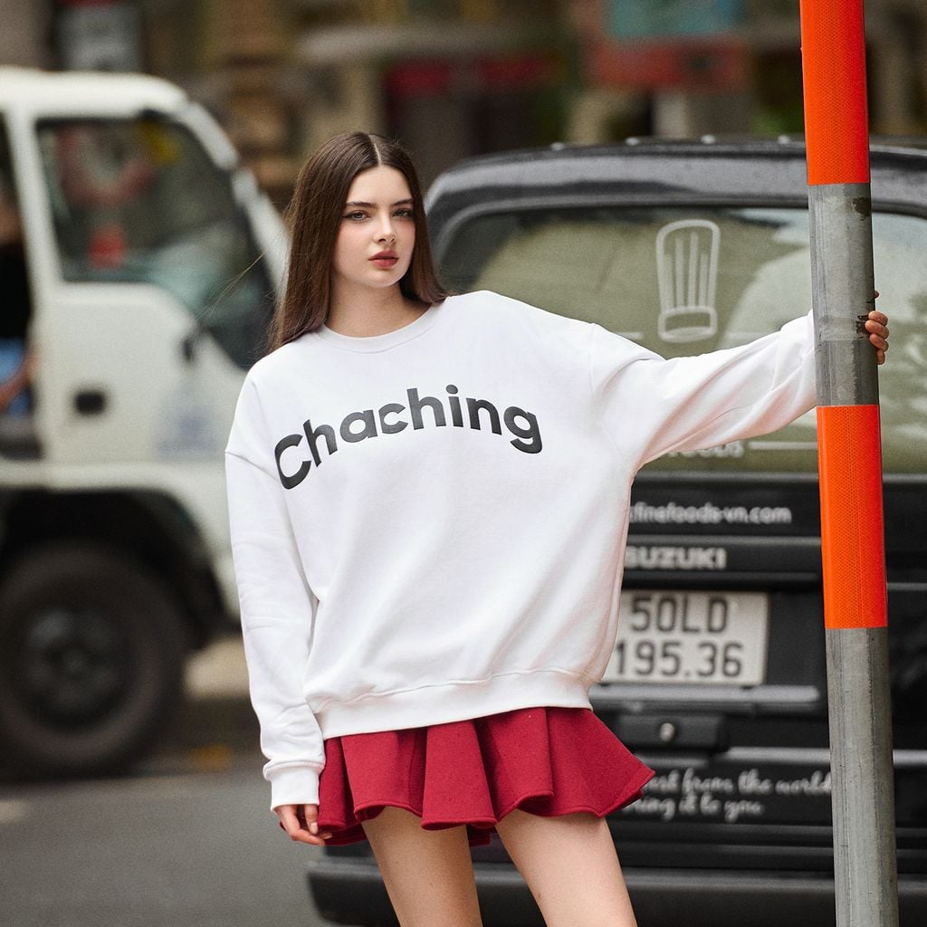 Chân Váy Dáng Xòe Nỉ Bông - Đỏ rượu