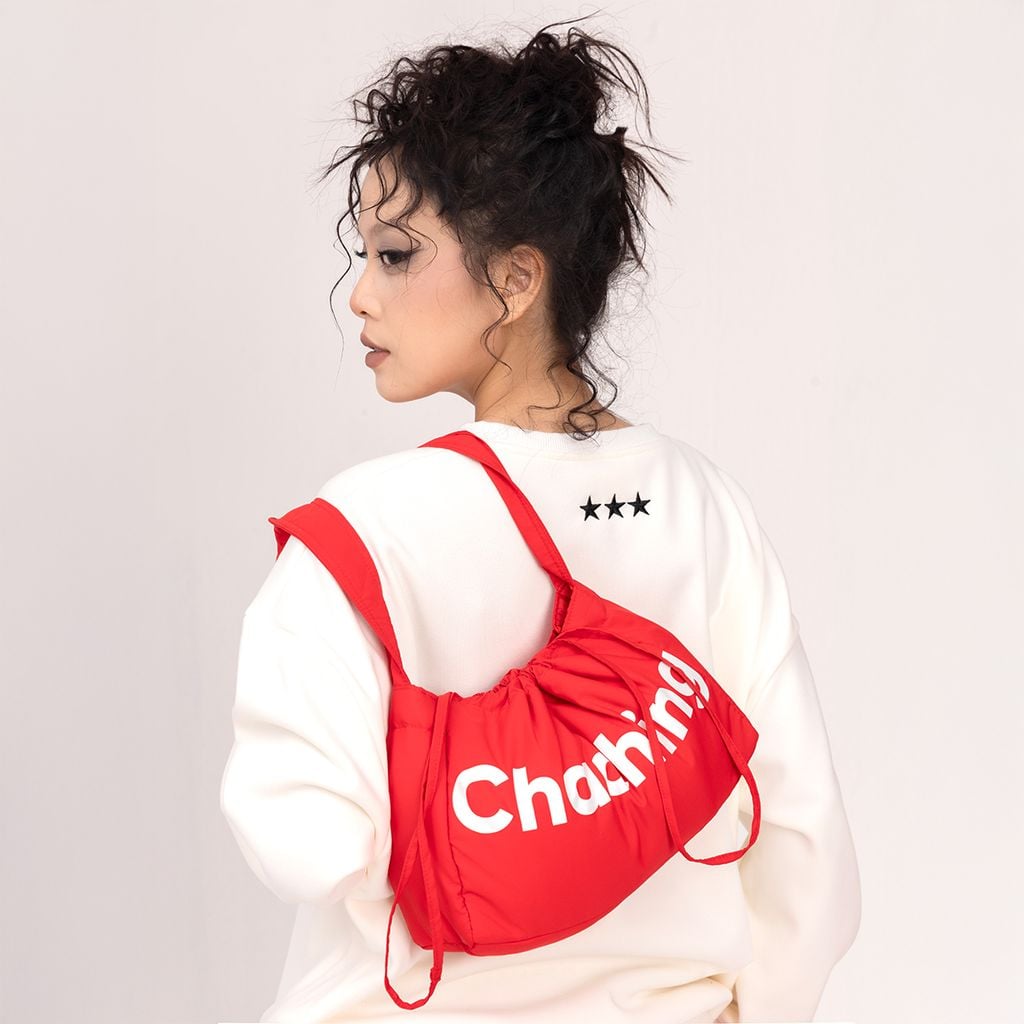 Áo Sweater Unisex Form Oversize - Trắng