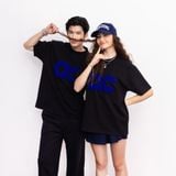  Áo AC Bông Xù Boxy Unisex - Trắng Chữ Đỏ 