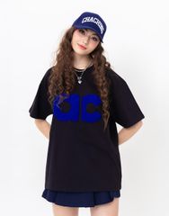 Áo AC Bông Xù Boxy Unisex - Đỏ Chữ Be