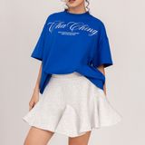  Chân Váy Dáng Xòe Nỉ Bông - Xám 