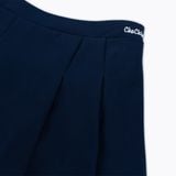  Chân Váy Xếp Ly Linen Xước - Xanh Navy 