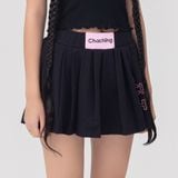  Chân Váy Xếp Ly Thun Tici - Đen 