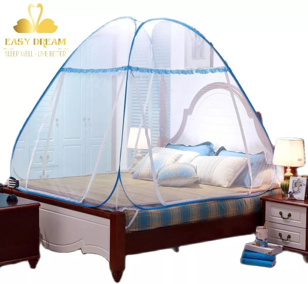 Mùng chụp tự bung gấp gọn người lớn  1m2 , 1m4, 1m5x2m , 1m6, 1m8, 2m2 gấp xếp gọn siêu tiện lợi màn tự bung -mùng ngủ chống muỗi