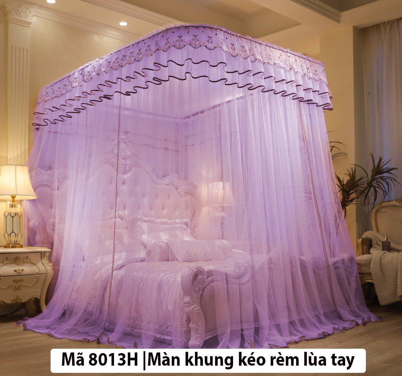 【 BẢN NÂNG  CẤP MỚI 2025  HÀNG LOẠI 1 】 CHÍNH HÃNG  - Màn khung không khoan tường - Mùng ngủ hiện đại mẫu mới