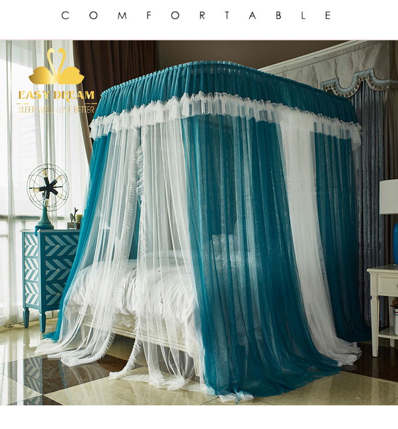 Màn khung không khoan tường , Mùng ngủ cao cấp EDEN SLEEP hiện đại kéo rèm 2 bên gọn  , Chống muỗi decor , trang trí  ,quà tặng , quà cưới , khách sạn ,homestay, siêu đẹp