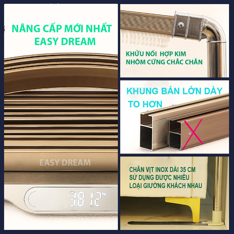 Màn khung không khoan tường , Mùng ngủ cao cấp EDEN SLEEP hiện đại kéo rèm 2 bên gọn  , Chống muỗi decor , trang trí  ,quà tặng , quà cưới , khách sạn ,homestay, siêu đẹp