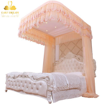 Màn khung ròng rọc không không khoan tường -mùng ngủ cao cấp EDEN SLEEP