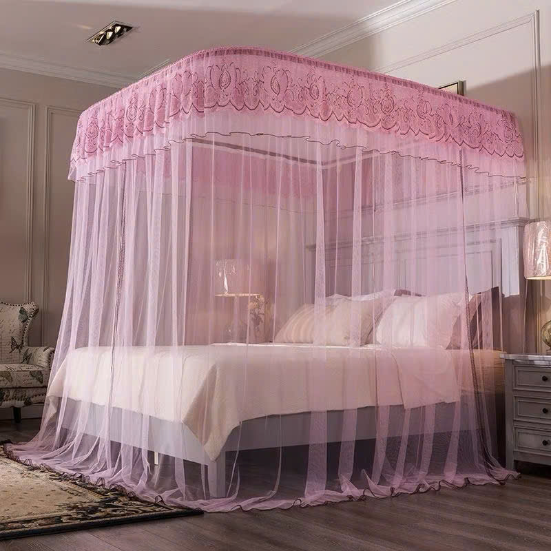 【BẢN 2023 】 Màn khung inox không khoan tường  - mùng ngủ không khoan tường