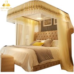 【 BẢN NÂNG  CẤP MỚI 2025  HÀNG LOẠI 1 】 Màn khung không phải khoan tường  cao cấp Easy Dream - Mùng ngủ  【 BẢN KÉO RÈM LÙA TAY 】 vải tuyn cao cấp lưới mắt nhỏ chống  muỗi + côn trùng  / khung inox không gỉ  kiểu dáng công chúa màn ngủ hiện đại