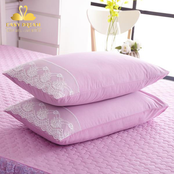 Ga gối chăn cưới  cotton cao cấp ren thêu GA + 2 VỎ GỐI NẰM +1 VỎ GỐI ÔM +1 VỎ CHĂN HÈ