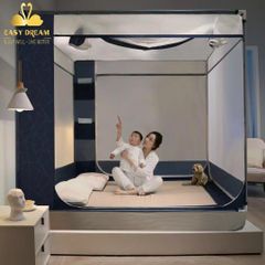 Màn khung vuông không khoan tường - Mùng ngủ cao cấp EASY DREAM