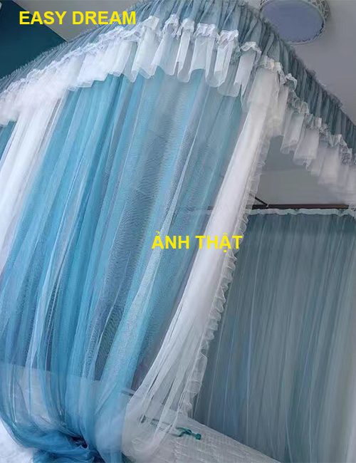 Màn khung không khoan tường , Mùng ngủ cao cấp EDEN SLEEP hiện đại kéo rèm 2 bên gọn  , Chống muỗi decor , trang trí  ,quà tặng , quà cưới , khách sạn ,homestay, siêu đẹp