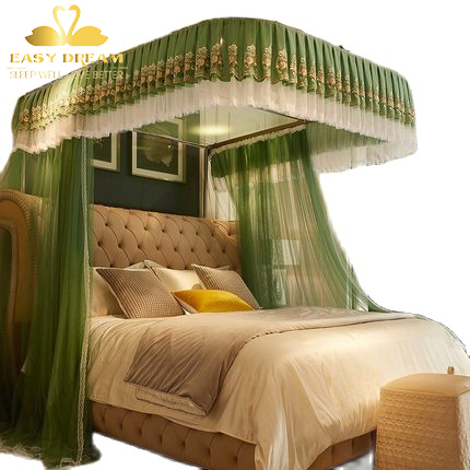 【 BẢN NÂNG  CẤP MỚI 2025  HÀNG LOẠI 1 】 Màn khung không phải khoan tường  cao cấp Easy Dream - Mùng ngủ  【 BẢN KÉO RÈM LÙA TAY 】 vải tuyn cao cấp lưới mắt nhỏ chống  muỗi + côn trùng  / khung inox không gỉ  kiểu dáng công chúa màn ngủ hiện đại