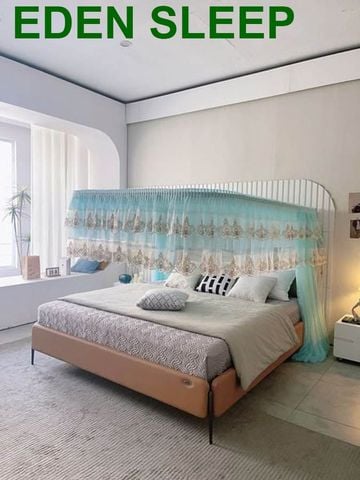 Màn khung kéo dây ròng rọc + tăng chỉnh chiều cai   không khoan tường , mùng ngủ cao cấp  cửa chống muỗi