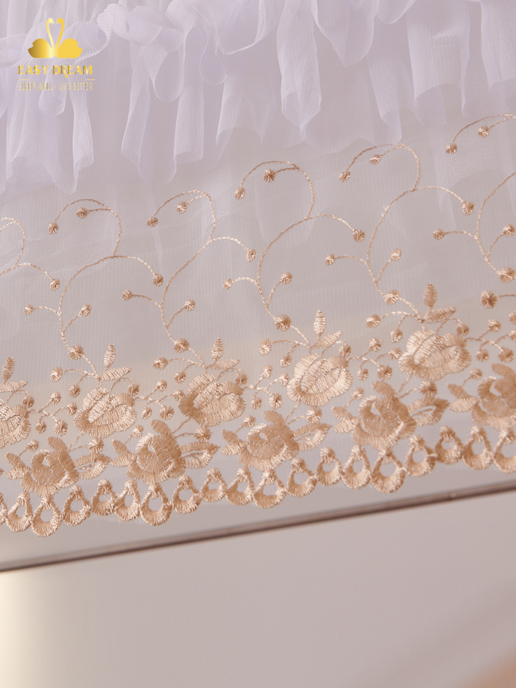 Màn khung kéo dây ròng rọc không khoan tường  + tăng chỉnh chiều cao  Mùng ngủ cao cấp hiện đại chống muỗi sang trọng - quà tặng màn ngủ khách sạn resort - homestay