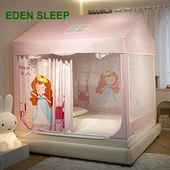 Lều Trẻ Em  Màn mới nhà 2025 mới phòng ngủ chống rơi trẻ em gái công chúa phòng ngủ trong nhà lều
