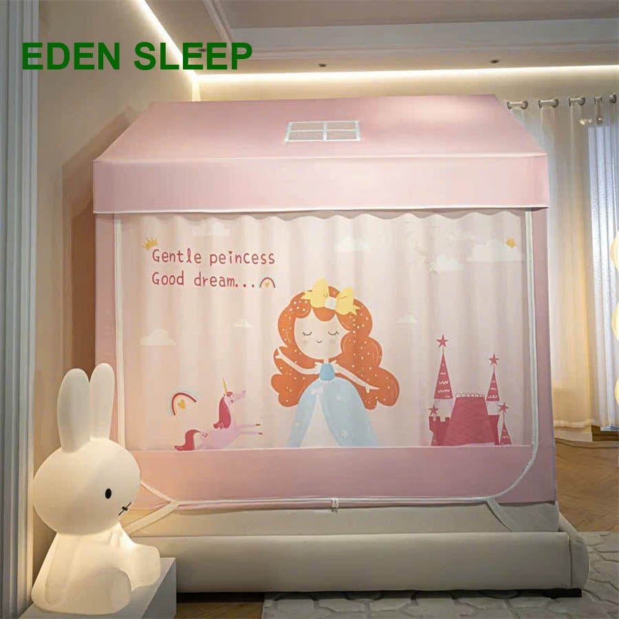 Lều Trẻ Em  Màn mới nhà 2025 mới phòng ngủ chống rơi trẻ em gái công chúa phòng ngủ trong nhà lều