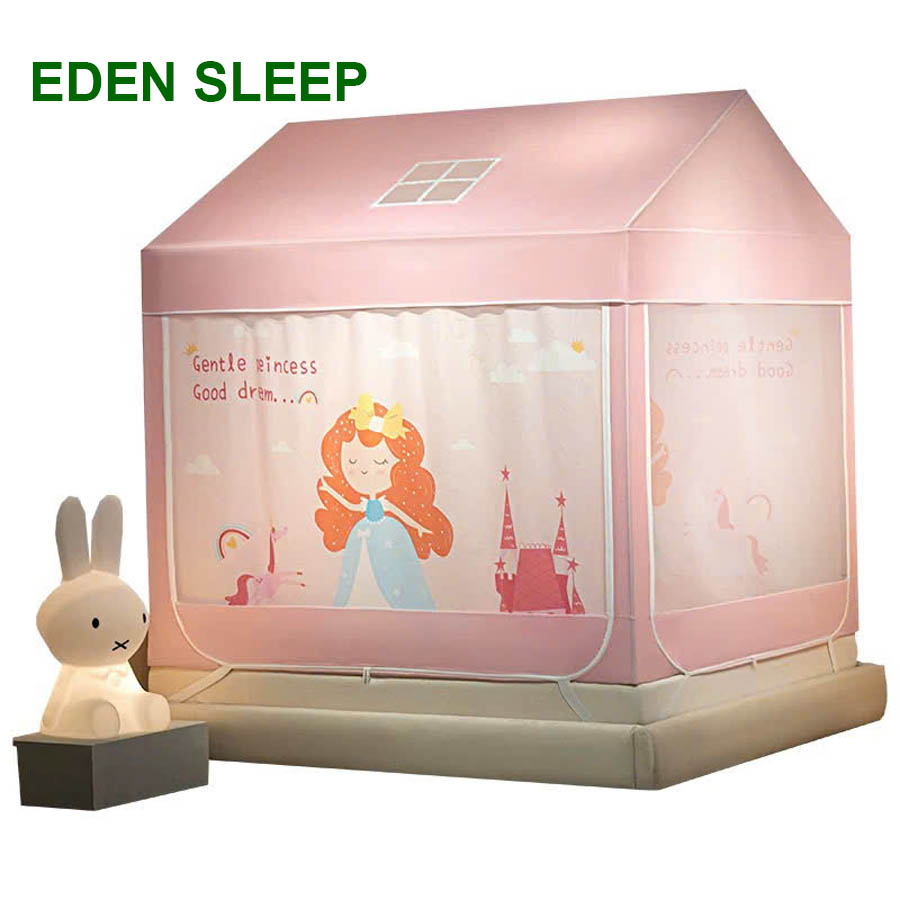 Lều Trẻ Em  Màn mới nhà 2025 mới phòng ngủ chống rơi trẻ em gái công chúa phòng ngủ trong nhà lều