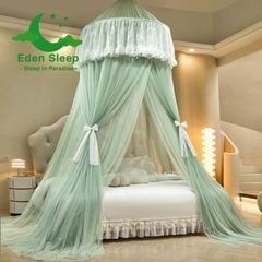 Công chúa kiểu mới trần lưới chống muỗi hình tròn  màn tròn công chúa  màn ngủ cao cấp