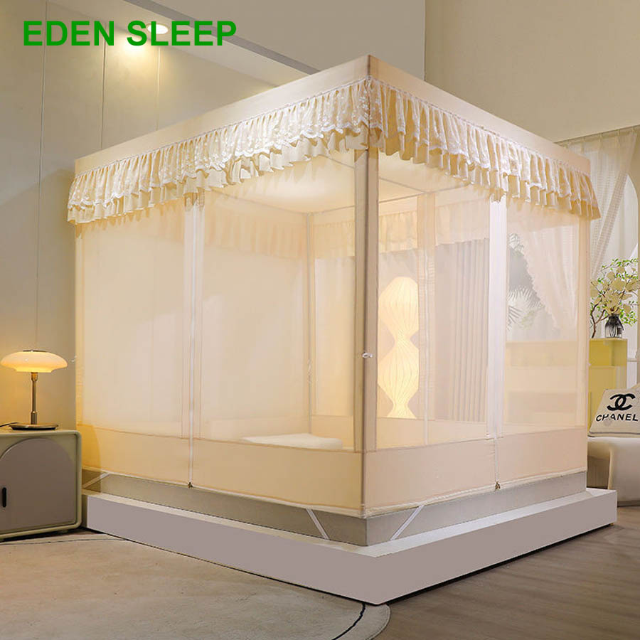 Màn khung vuông - mùng ngủ hiện đại chống muỗi cao cấp