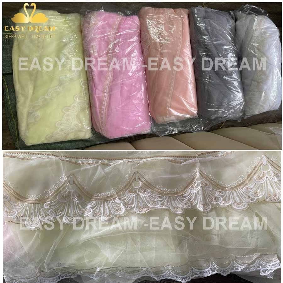 HOT MẪU MỚI ĐẸP 2025 Mùng màn khung công chúa không khoan tường kéo rèm lùa tay cao cấp EASY DREAM