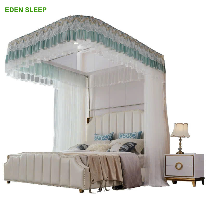 Màn (mùng ) khung không khoan tường  có dây kéo ròng rọc cao 2m25 khung inox vải tuyn chống muỗi