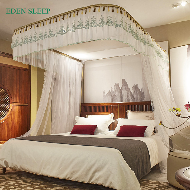 Mùng Ngủ  cao cấp không khoan tường , Màn khung Dễ Lắp Tại Nhà