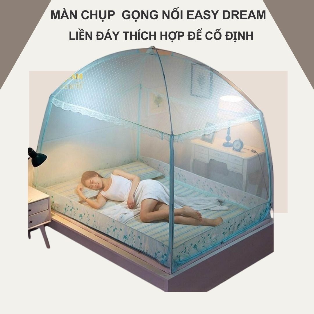 Màn chụp gọng nối mẫu mới đẹp nhất 2025 - Màn chụp cao cấp thông minh chống muỗi công chúa