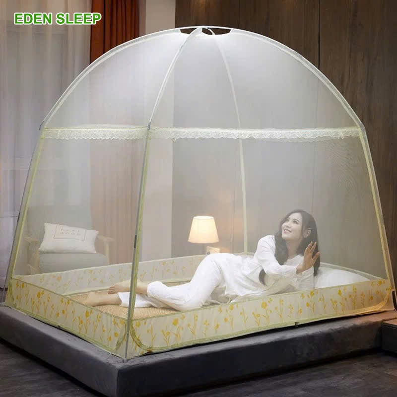 Màn chụp gọng nối mẫu mới đẹp nhất 2025 - Màn chụp cao cấp thông minh chống muỗi công chúa