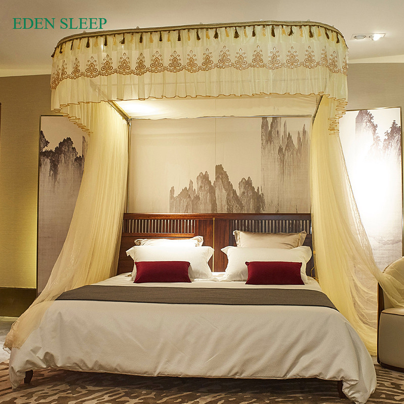 Mùng Ngủ  cao cấp không khoan tường , Màn khung Dễ Lắp Tại Nhà