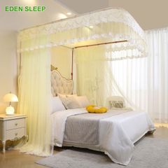 HOT MẪU MỚI ĐẸP 2025 Mùng màn khung công chúa không khoan tường kéo rèm lùa tay cao cấp EASY DREAM