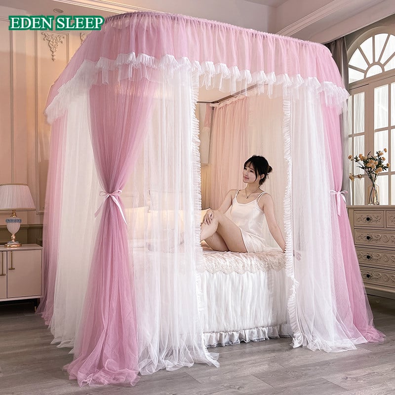 TOP 2025 Màn mùng khung không khoan tường kiếu dáng công chúa chống muỗi hiện đại mẫu mới đẹp