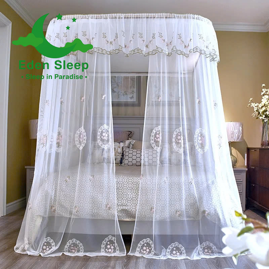 Màn/ Mùng khung inox không khoan tường - Màn mung chống muỗi