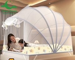 Màn xếp thông minh   cao cấp   1m2 , 1m4, 1m5 , 1m6, 1m8x2m , 2m2 gấp xếp gọn siêu tiện lợi màn tự bung -mùng ngủ chống muỗi