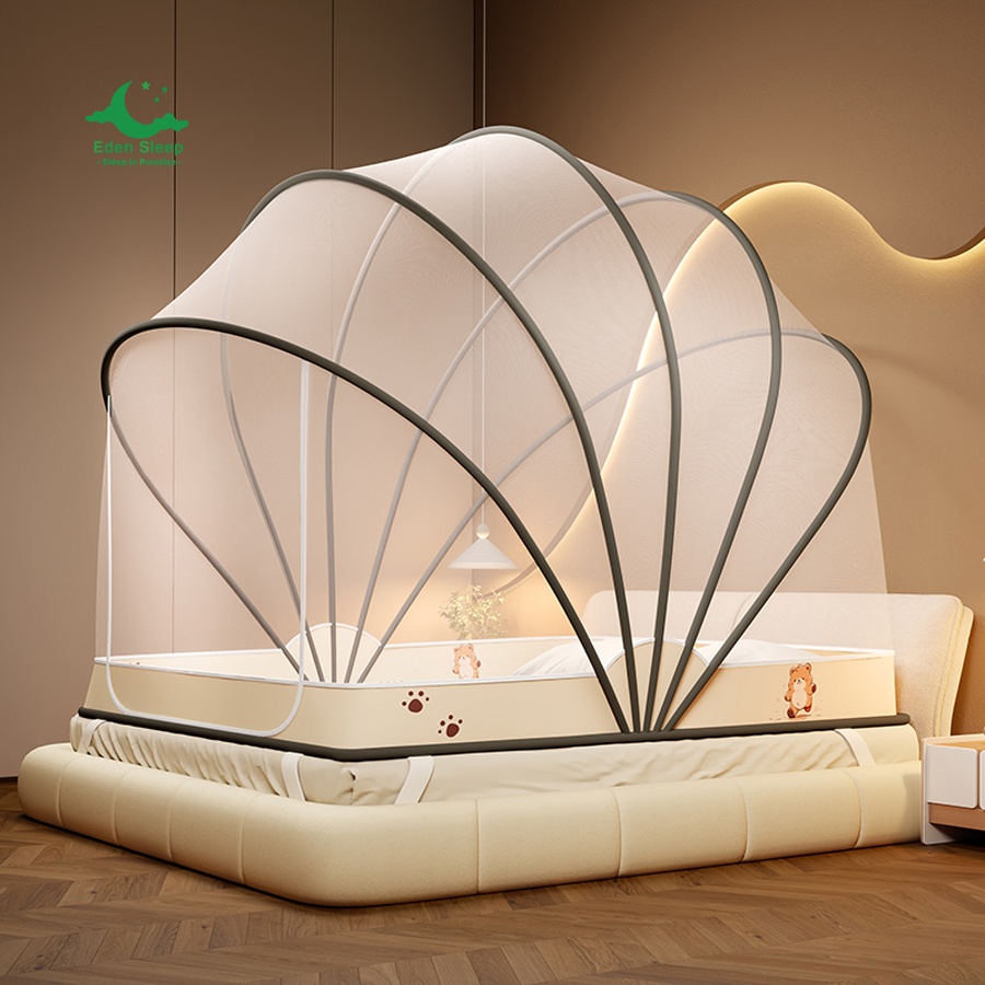 Màn xếp chống muỗi  thông minh   1m2 , 1m4, 1m5 , 1m6, 1m8x2m , 2m2 gấp xếp gọn siêu tiện lợi màn tự bung -mùng ngủ chống muỗi