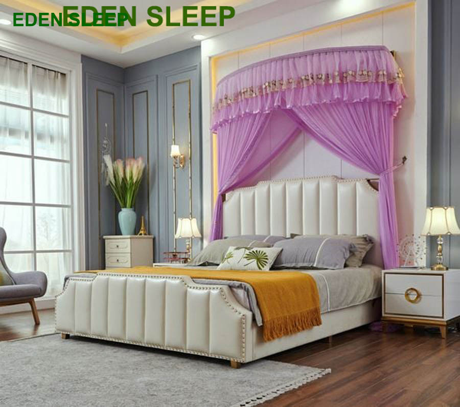 Màn khung bán nguyệt xếp gọn -Mùng khung xếp thông minh khoan tường - kéo dây dòng rọc