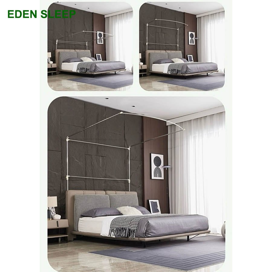 Màn mùng  khung thu gọn không khoan tường +  tăng chỉnh chiều cao chống muỗi