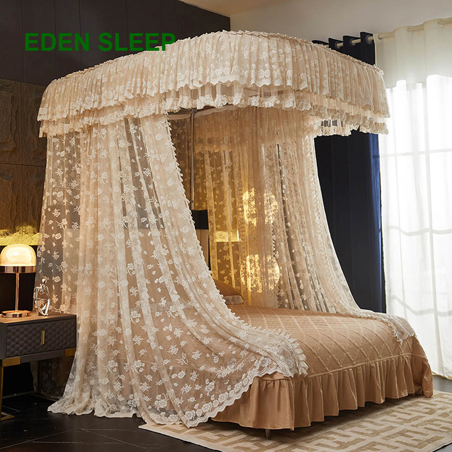 Màn mùng khung  không khoan tường - màn ngủ công chúa,chống muỗi