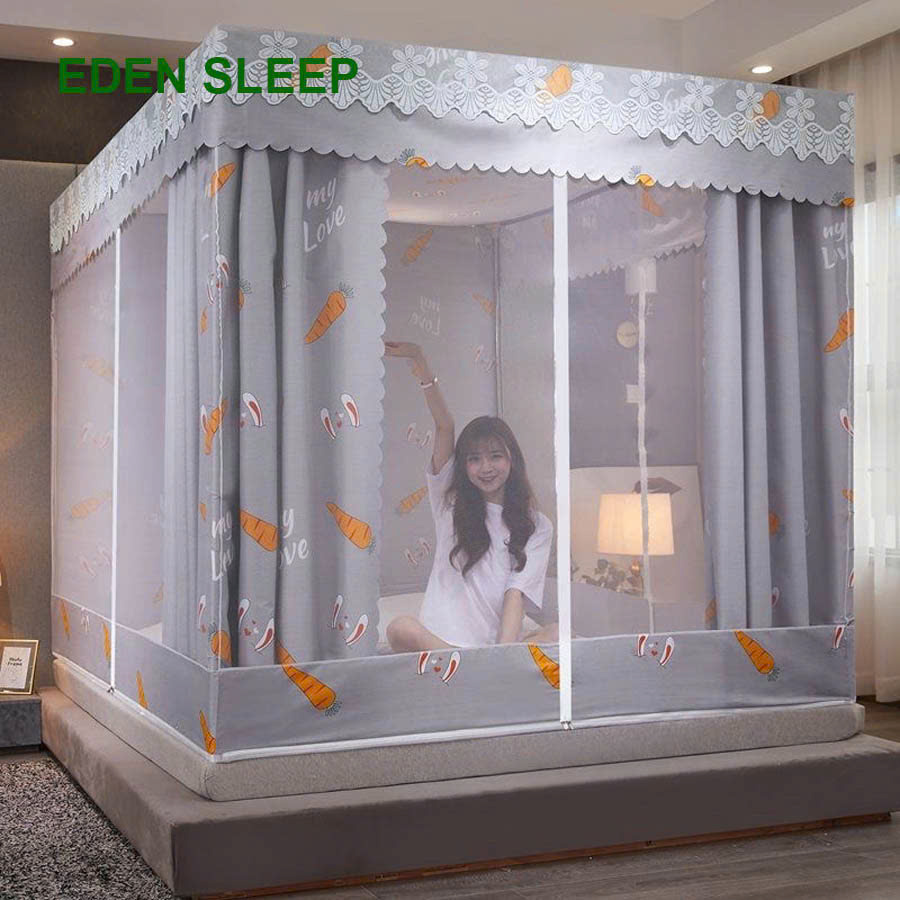 Màn khung vuông - màn chông chúa không khoan tường