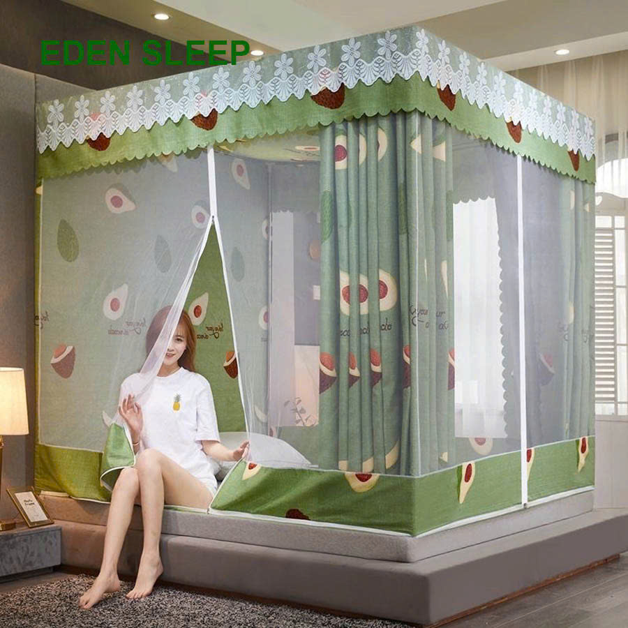 Màn khung vuông - màn chông chúa không khoan tường