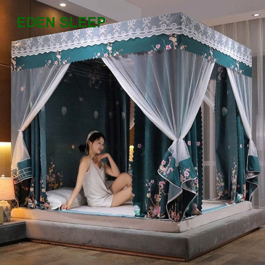 Màn khung vuông - màn chông chúa không khoan tường