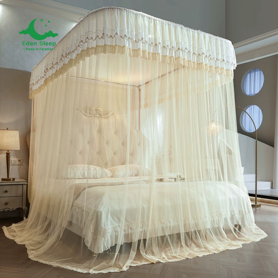 【 BẢN NÂNG  CẤP MỚI 2025  HÀNG LOẠI 1 】  Màn khung không khoan tường chống muỗi màn ngủ hiện đại