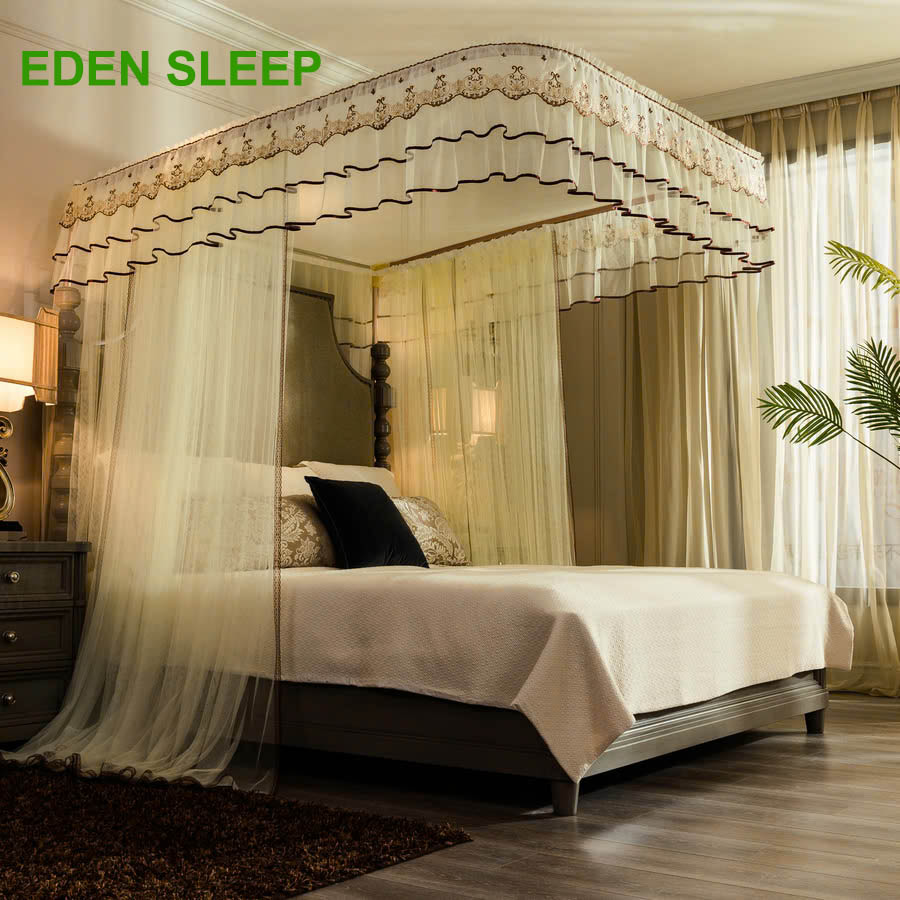 【 BẢN NÂNG  CẤP MỚI 2025  HÀNG LOẠI 1 】 CHÍNH HÃNG  - Màn khung không khoan tường - Mùng ngủ hiện đại mẫu mới