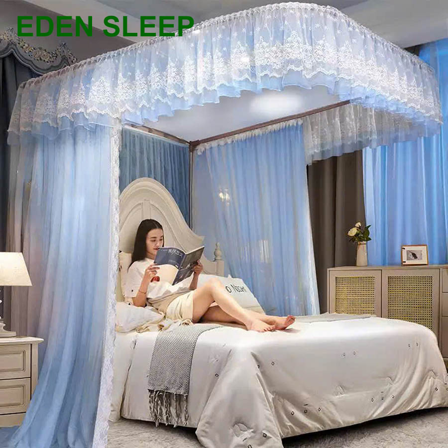 Mùng Ngủ  cao cấp không khoan tường , Màn khung Dễ Lắp Taị Nhà TP HCM