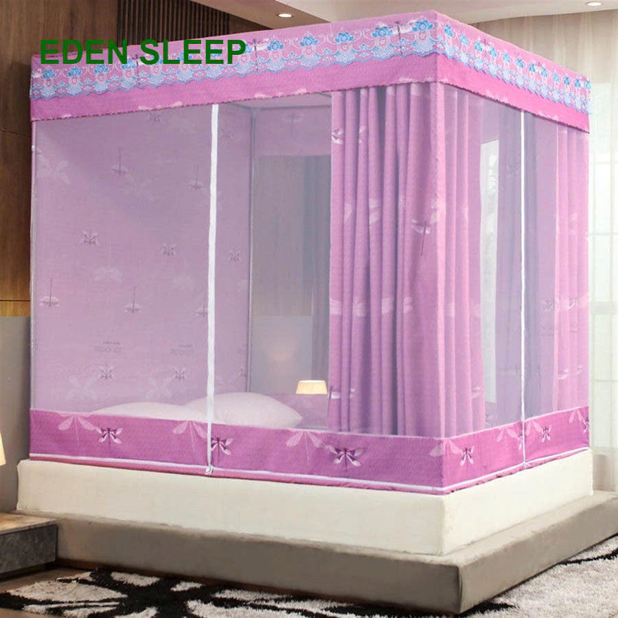 Màn khung vuông - màn chông chúa không khoan tường