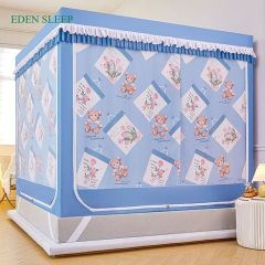 EDEN SLEEP Mùng màn khung chống muỗi khép kín, màn chụp rèm chắn sáng chống bụi hộ gia đình rèm giường trẻ em mùa hè