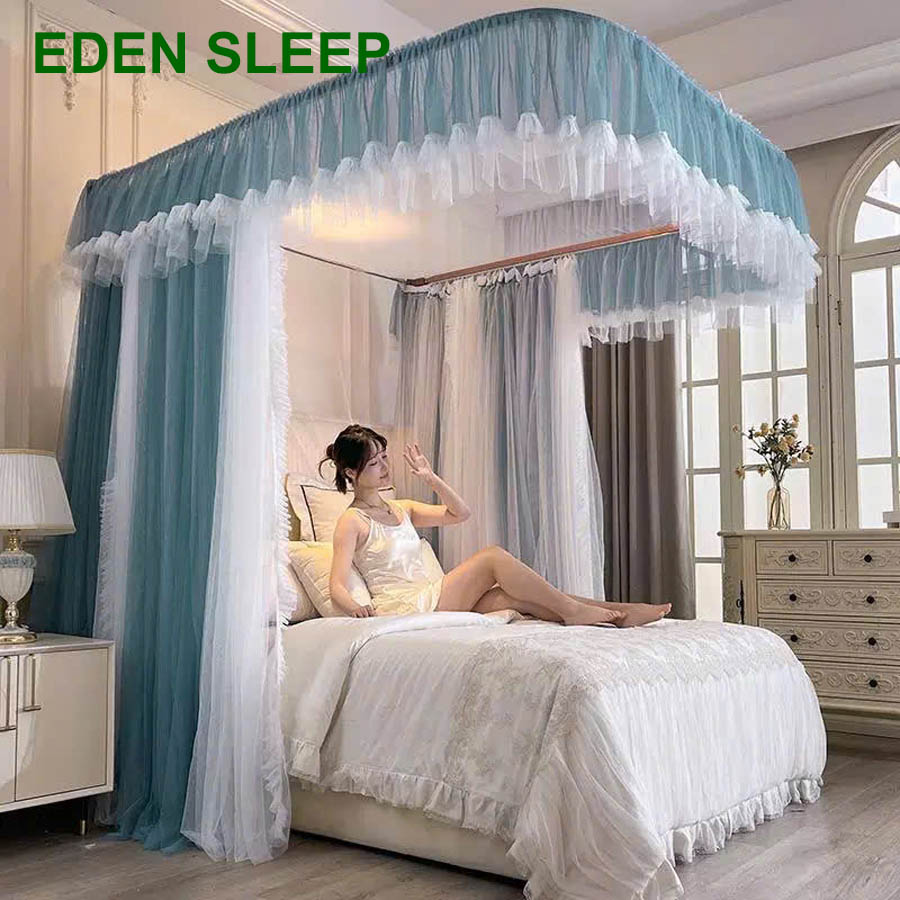 Mùng Ngủ  cao cấp không khoan tường , Màn khung Dễ Lắp Taị Nhà TP HCM