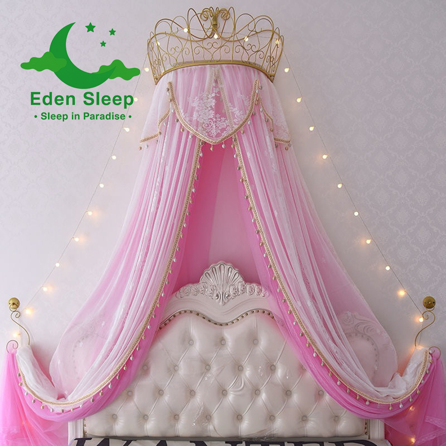 Công chúa kiểu mới trần lưới chống muỗi hình tròn  màn tròn công chúa