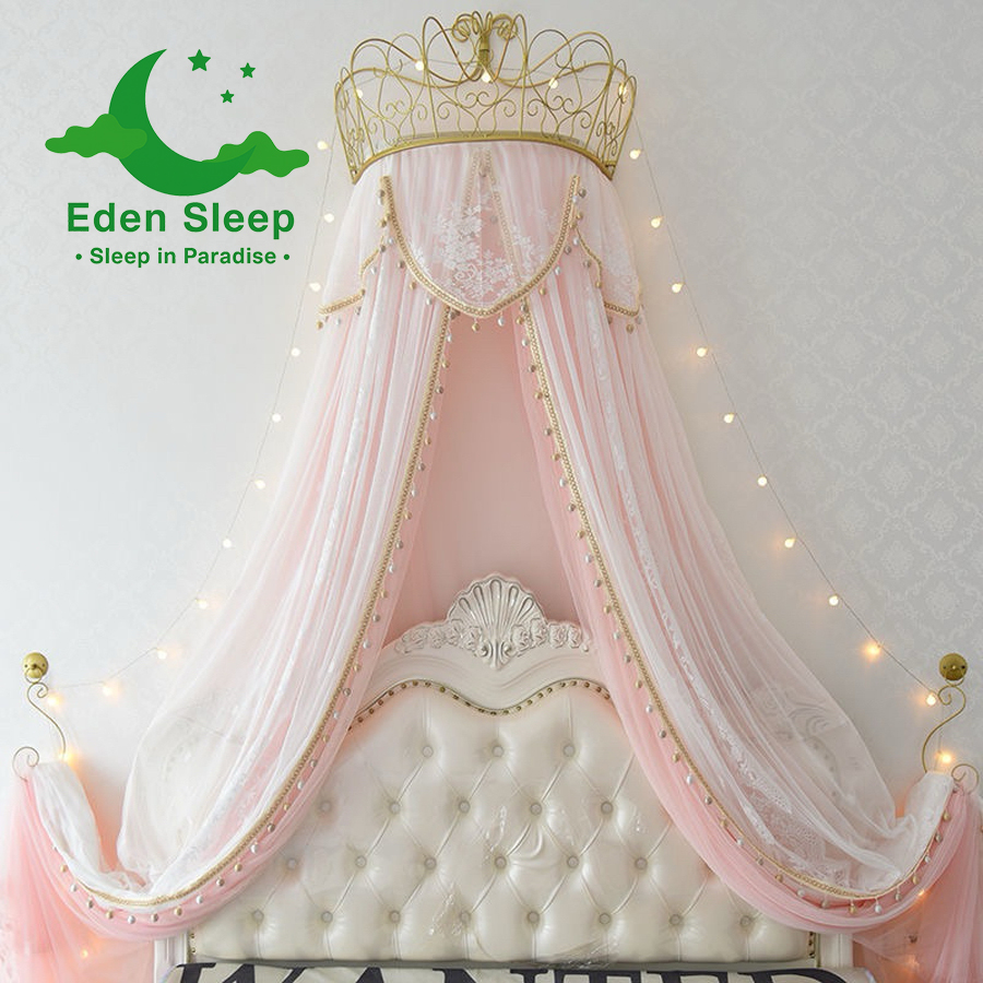 Công chúa kiểu mới trần lưới chống muỗi hình tròn  màn tròn công chúa